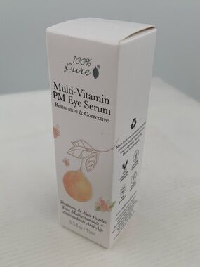 NWT NIB 100% Pure Multi-Vitamin PM Eye Serum